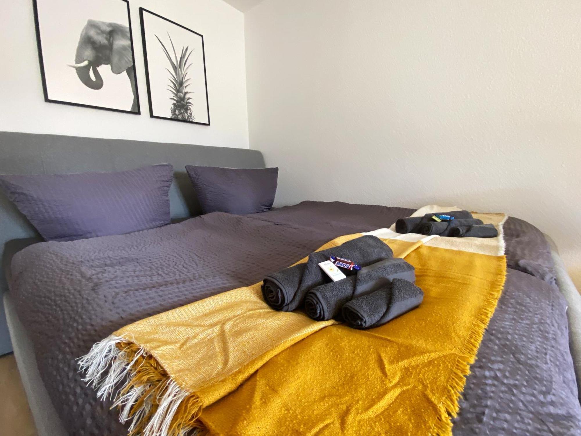 Schoelerberg Apartment Mit Tiefgaragenparkplatz Und Kingsize-Bett Όσναμπρουκ Εξωτερικό φωτογραφία